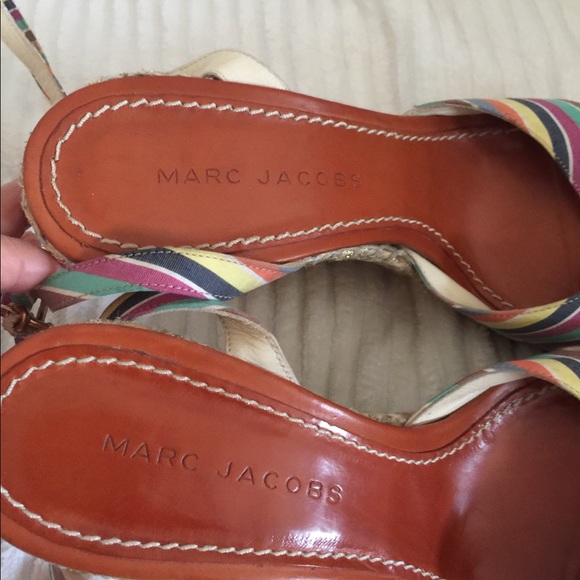 Marc Jacobs multicolor stripes wedges - Picture 10 of 15